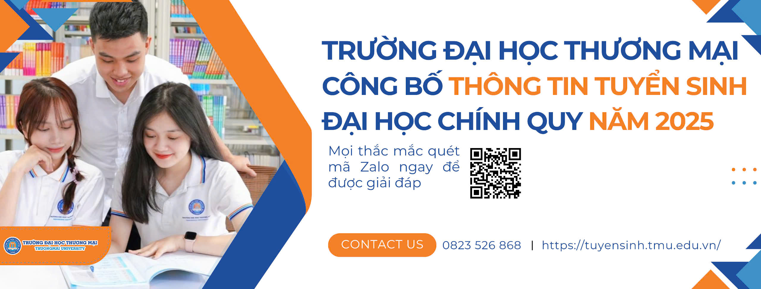 Thông tin tuyển sinh đại học chính quy năm 2025