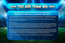 | THƯ MỜI THAM GIA GIẢI BÓNG ĐÁ SINH VIÊN KHOA KINH TẾ VÀ KINH DOANH QUỐC TẾ TRƯỜNG ĐẠI HỌC THƯƠNG MẠI “E - CHAMPIONS LEAGUE 2024” |