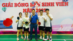 Rực lửa tinh thần luyện tập – Giải bóng bàn sinh viên Trường Đại học Thương mại 2025!