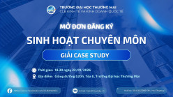 SINH HOẠT CHUYÊN MÔN - GIẢI CASE STUDY
