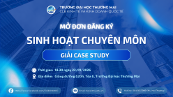 SINH HOẠT CHUYÊN MÔN - GIẢI CASE STUDY