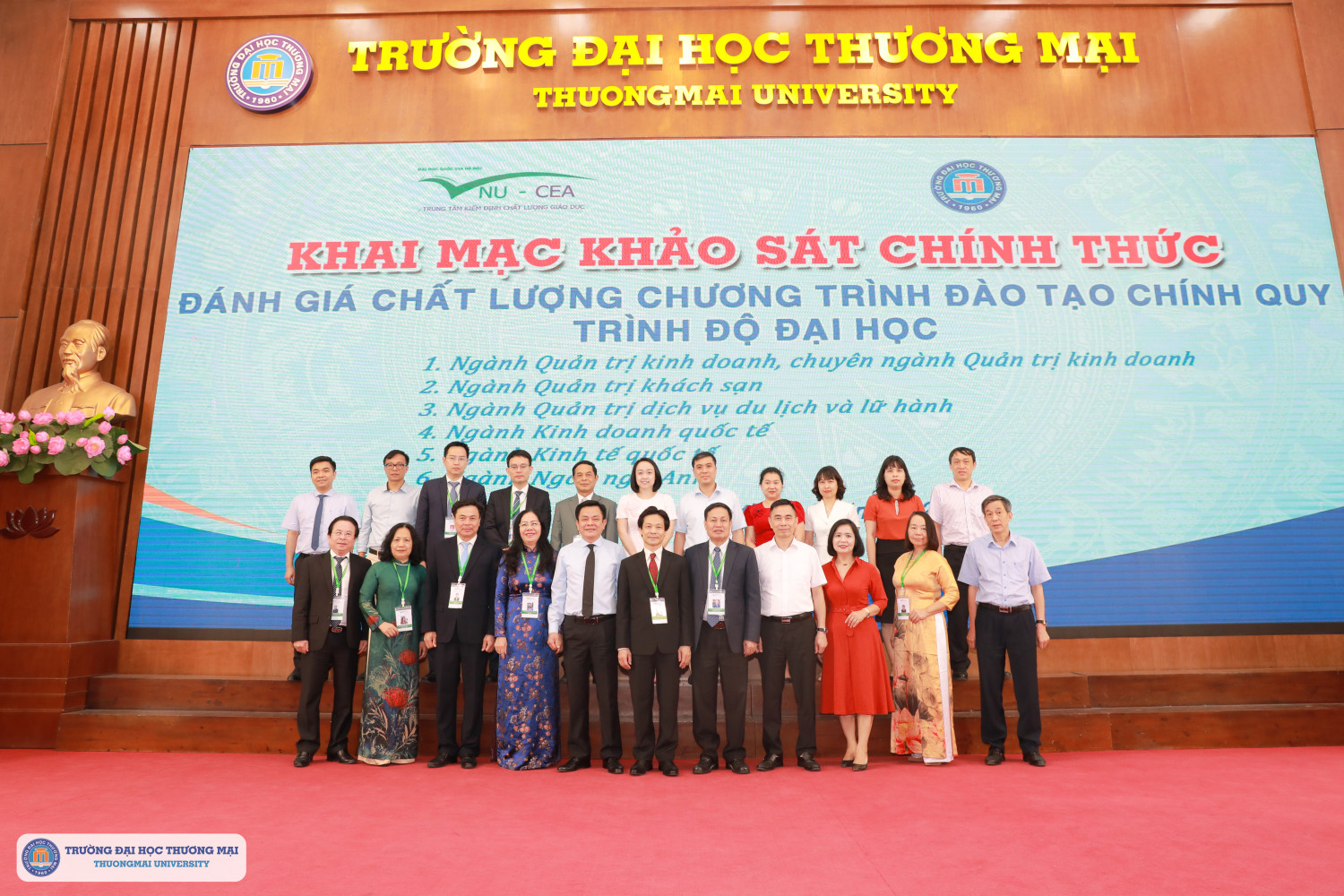 Khai mạc khảo sát chính thức đánh giá chất lượng 06 chương trình đào tạo chính quy ngày 10/6/2022